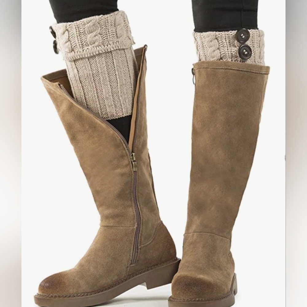 𝅺boot Knit Cuff Warmers Short Leg Warmers NWOT